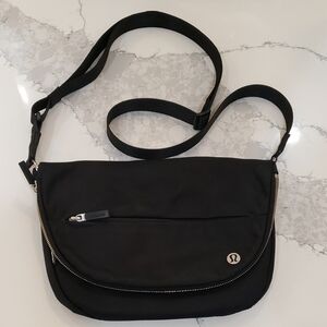 lululemon athletica Classic Black Crossbody Bag